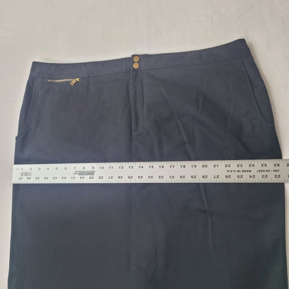 Lauren Ralph Lauren Women's Black Pencil Skirt Size 22W - Picture 8 of 12